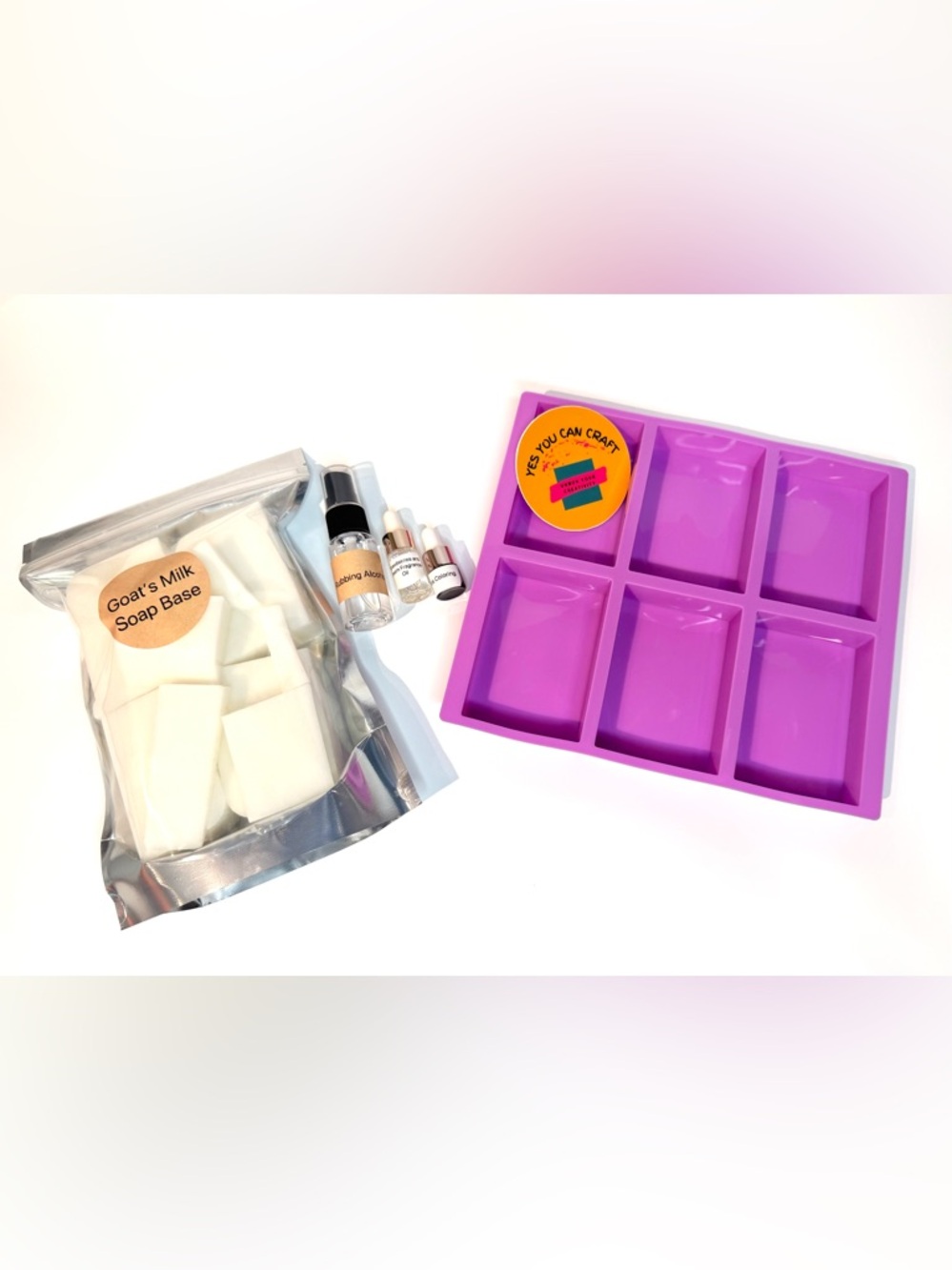 Create Your Own Goat's Milk Soap - Strawberries and Cream - Picture 2 of 5